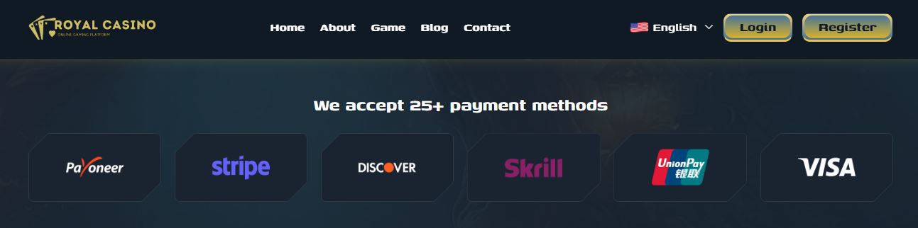Effettua depositi con oltre 25 metodi di pagamento