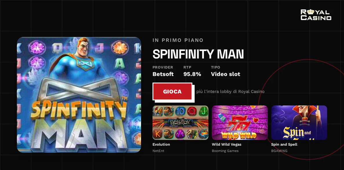 Gioca a Spinfinity Man.